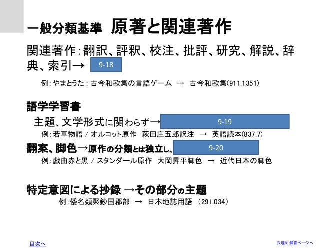 Organizing Of Information Resources 情報資源組織論 9