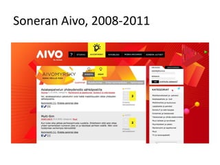 Soneran Aivo, 2008-2011
 