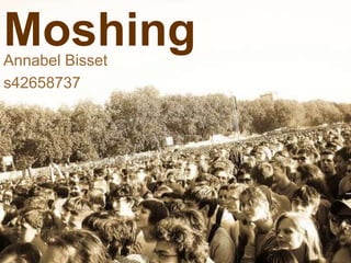 Moshing Annabel Bisset s42658737 