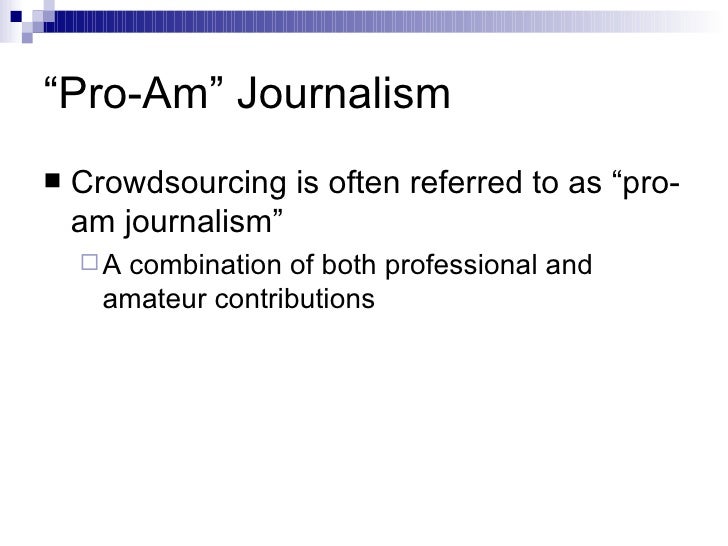 JOURN 475 Crowdsourcing & Journalism