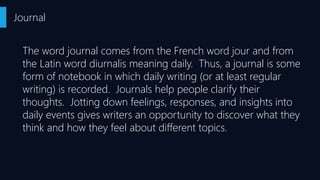 Journal | PPT