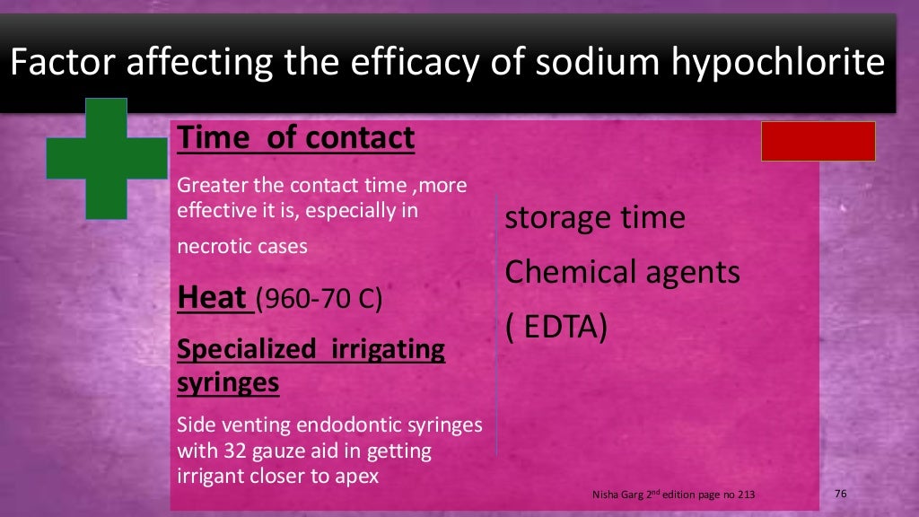 Sodium hypochlorite and its use as an endodontic irrigant Australian