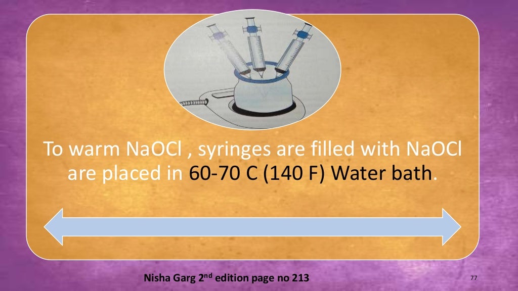 Sodium hypochlorite and its use as an endodontic irrigant Australian