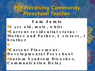 For Receiving Community Preschool Teacher  ,[object Object],[object Object],[object Object],[object Object],[object Object]