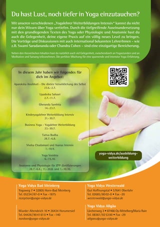 Yoga Vidya Journal april 2023