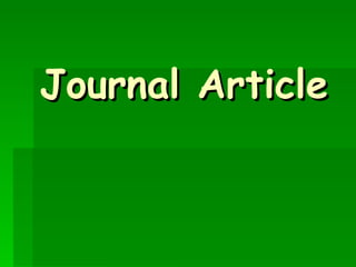 Journal Article 