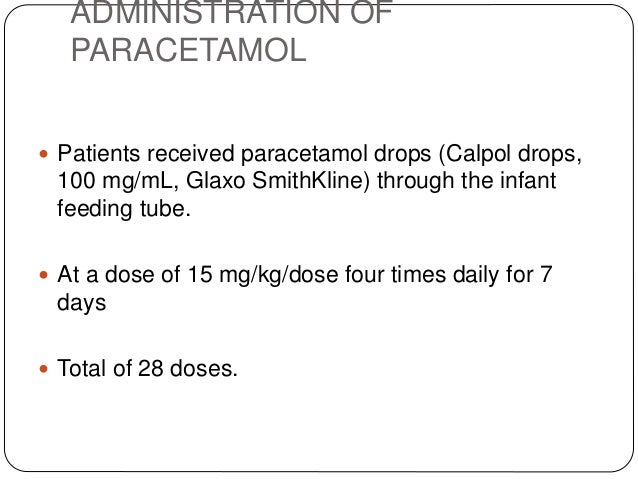 once at 7 paracetamol club Indomethacin Paracetamol for Journal or Enteral IV