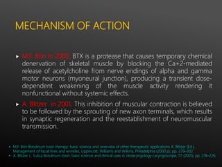 Clinical use of botulinum toxins in oral and maxillofacial surgery | PPTX