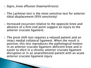 acl arthroscopic reconstruction single bundle vs double bundle | PPTX