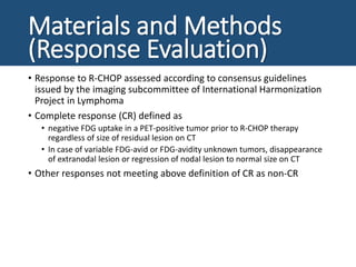 Limited stage DLBCL role of radiotherapy | PPTX