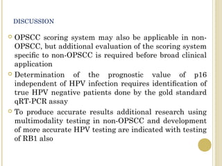 Journal club,p16 and HPV in H&N Cancer | PPT