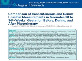 Bilirubin assesment JOURNAL CLUB TCB (1).pptx