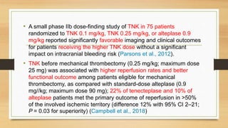 Tnk Risk journal club tenecteplase.pptx by sms medical college jaipur | PPTX