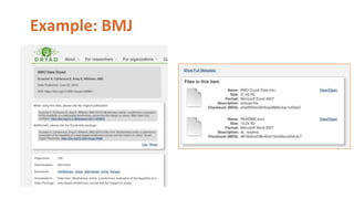 Example: BMJ
 