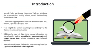 Powerpoint Topic Journal Finder Tools Pptx