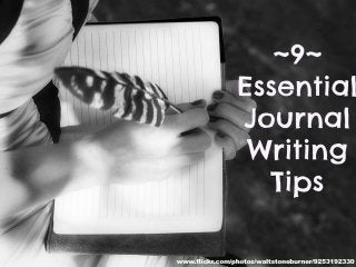 9 Essential Journal Writing Tips