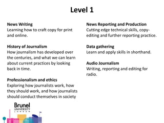 Course Presentation: Journalism | PPTX