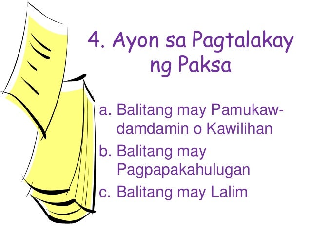 journalistic na pagsulat Ito ay uri ng pagsulat na naglalayong magrekomenda ng iba pang reperens o sors hinggil sa isang paksa. journalistic na pagsulat Ito ay uri ng pagsulat na naglalayong magrekomenda ng iba pang reperens o sors hinggil sa isang paksa.