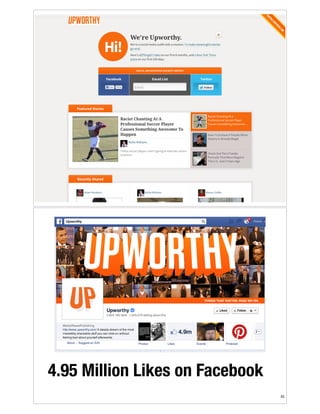 !41

4.95 Million Likes on Facebook
!42

 