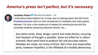America’s press isn’t perfect, but it’s necessary
 