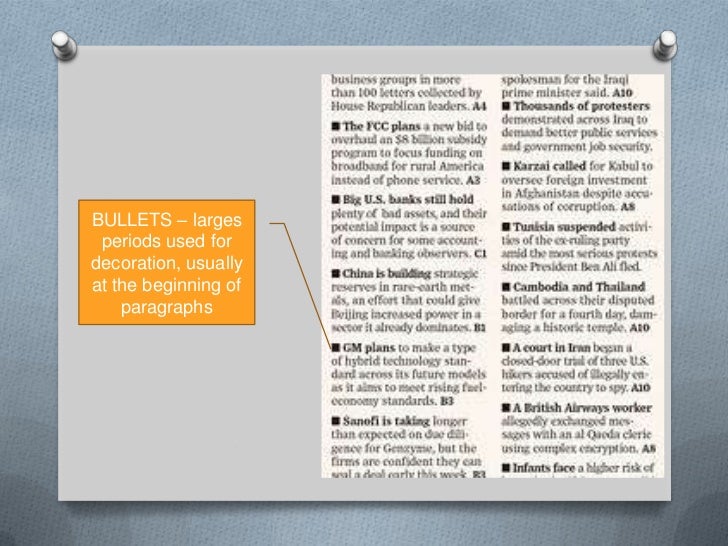 Journalism II definitions