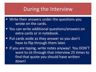 Interview News Journal Example Questions How to Interview for a News Story | PPTX