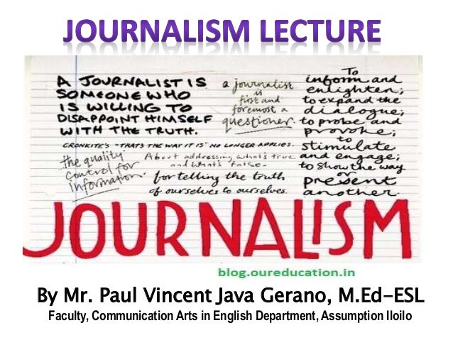 Journalistic essay