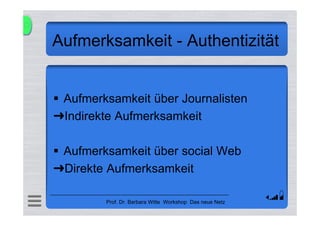 Journalismus, Partizipation, Öffentlichkeit (Witte)