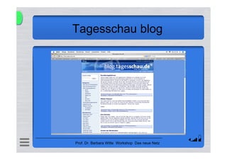 Journalismus, Partizipation, Öffentlichkeit (Witte)