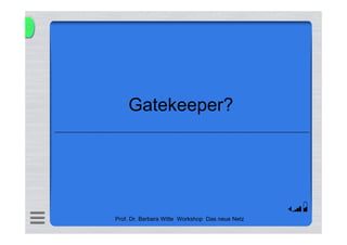 Journalismus, Partizipation, Öffentlichkeit (Witte)