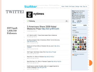 TWITTER NYT heeft 1,939,758  Followers 