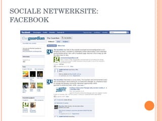 SOCIALE NETWERKSITE: FACEBOOK 