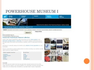 POWERHOUSE MUSEUM I 