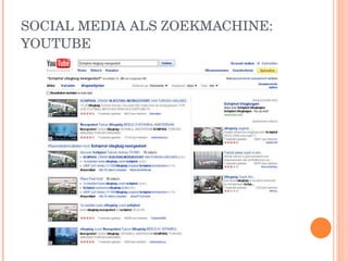 SOCIAL MEDIA ALS ZOEKMACHINE: YOUTUBE 