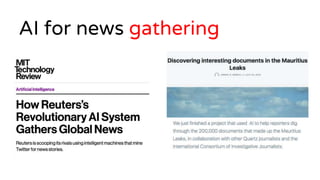 The future of journalism and AI | PPTX