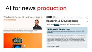 The future of journalism and AI | PPTX