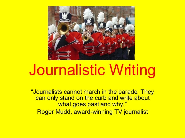 Journalism essay