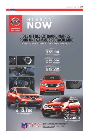 LUNDI 22 JUIN 2015 N0
22 | 21
 