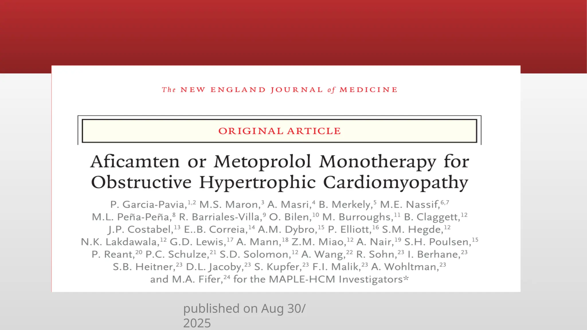 published on Aug 30/
2025
 