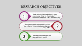 Factors Influencing Sustainable Entrepreneurship in Small and Medium ...