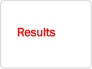 Results
 