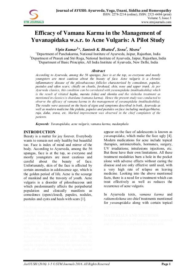 Journal of AYUSH Ayurveda, Yoga, Unani, Siddha and Homeopathy vol_5 i…