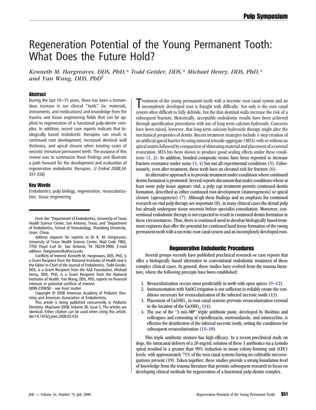 Journal of endodontics