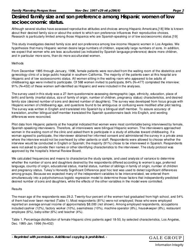 Journal of family planning perspectives