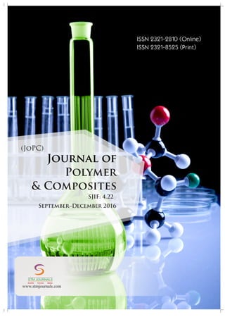 ISSN 2321-2810 (Online)
ISSN 2321-8525 (Print)
(JoPC)
conducted
Ch Instrumentation/ /
/
Energy Science/ /
22
STM Journals
Empowering knowledge
Free Online Registration
ISO: 9001Certified
SJIF: 4.22
www.stmjournals.com
STM JOURNALS
Scientific Technical Medical
September–December 2016
 