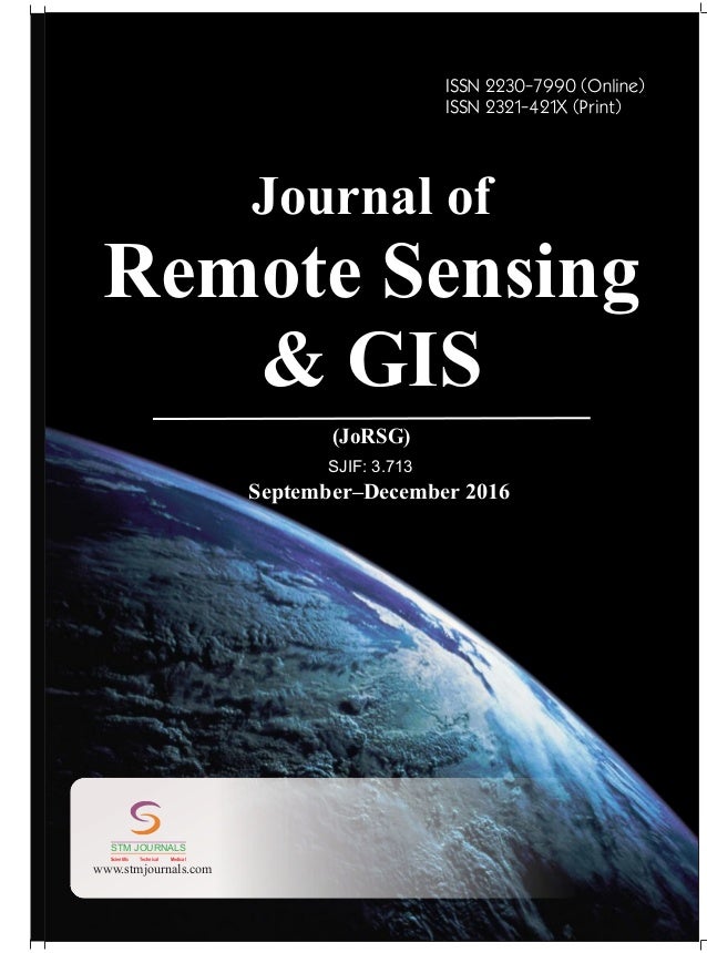 Journal of Remote Sensing & GIS vol 7 issue 3