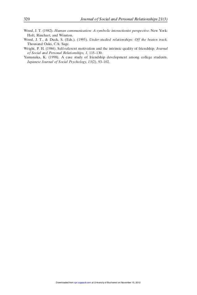 Journal Of Social And Personal Relationships 2004 Chan 305 20