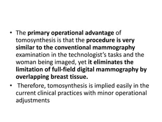 Tomosynthesis vs digital mammography efficacy comparison using birads.pptx