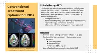 Summary of Advancing Head and Neck Cancer Therapies: From Conventional ...