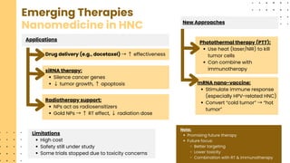 Summary of Advancing Head and Neck Cancer Therapies: From Conventional ...